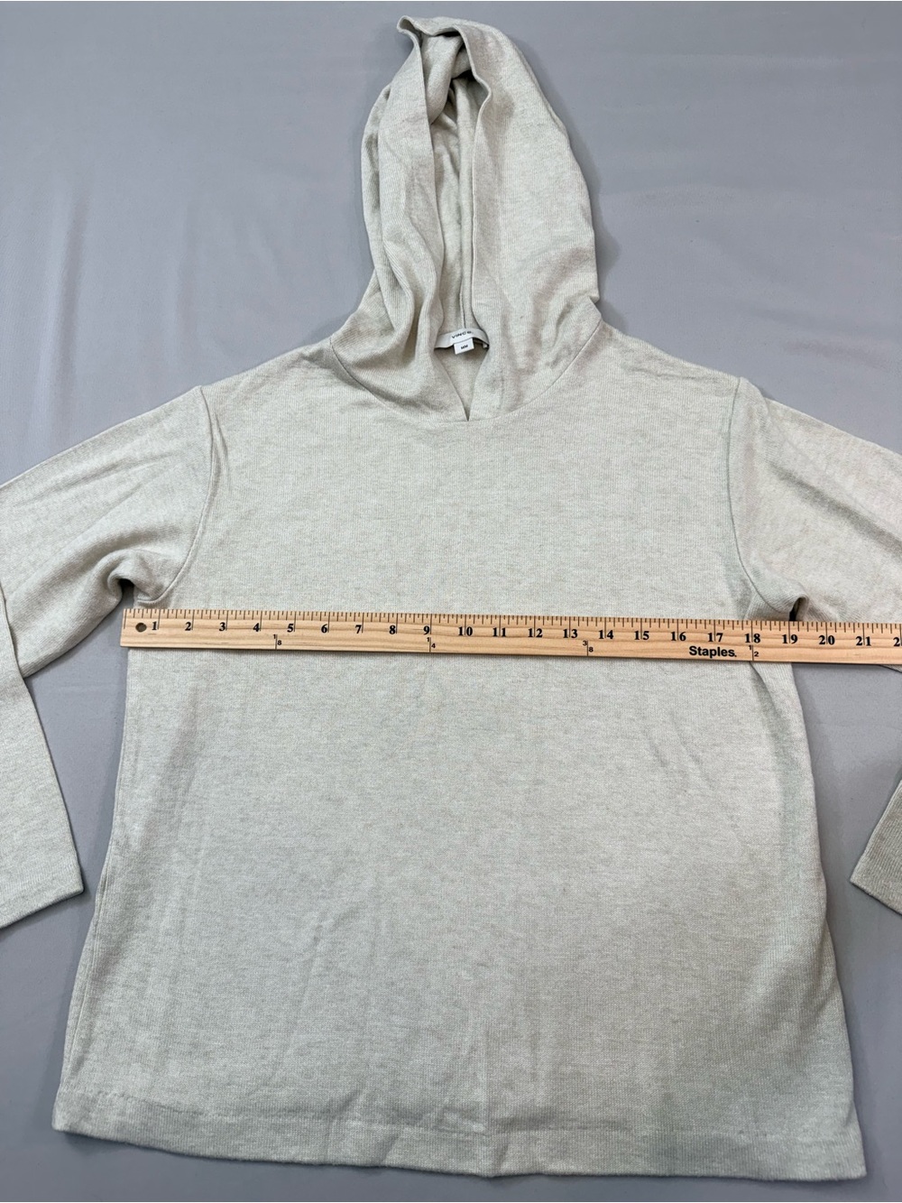 Vince cozy long sleeve hoodie M coyzcore contemporary quiet luxury Rayon blend - Picture 6 of 8